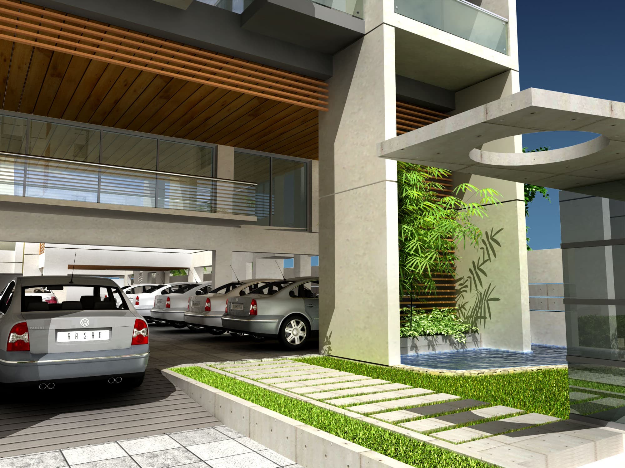 Prominent Park, Garage
